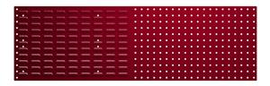 14025156.** Bott cubio Combination panel1486mm wde x 457mm high. 1/2 perforated (square hole) panel for use with tool hooks and 1/2 louvre panel for use with plastic containers....